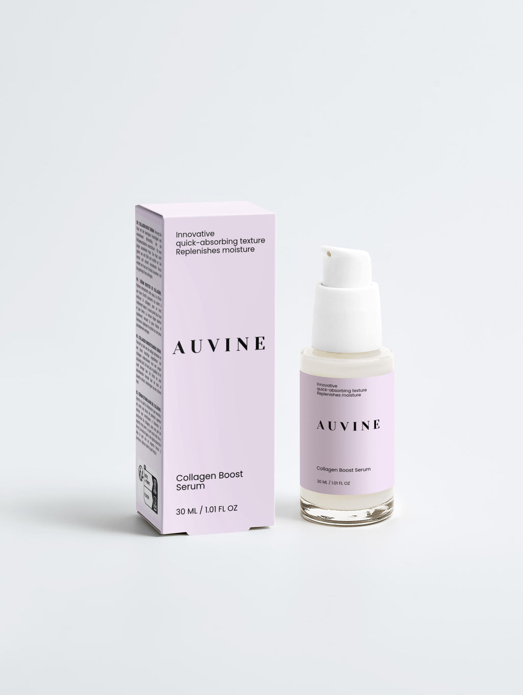 Luxe anti-age serum met hyaluronzuur en collageenversterkende werking – hydraterend gezichtsserum van Auvine