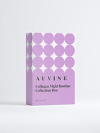 Luxe collageen nachtverzorgingsset met serum, oogcrème en nachtcrème van Auvine
