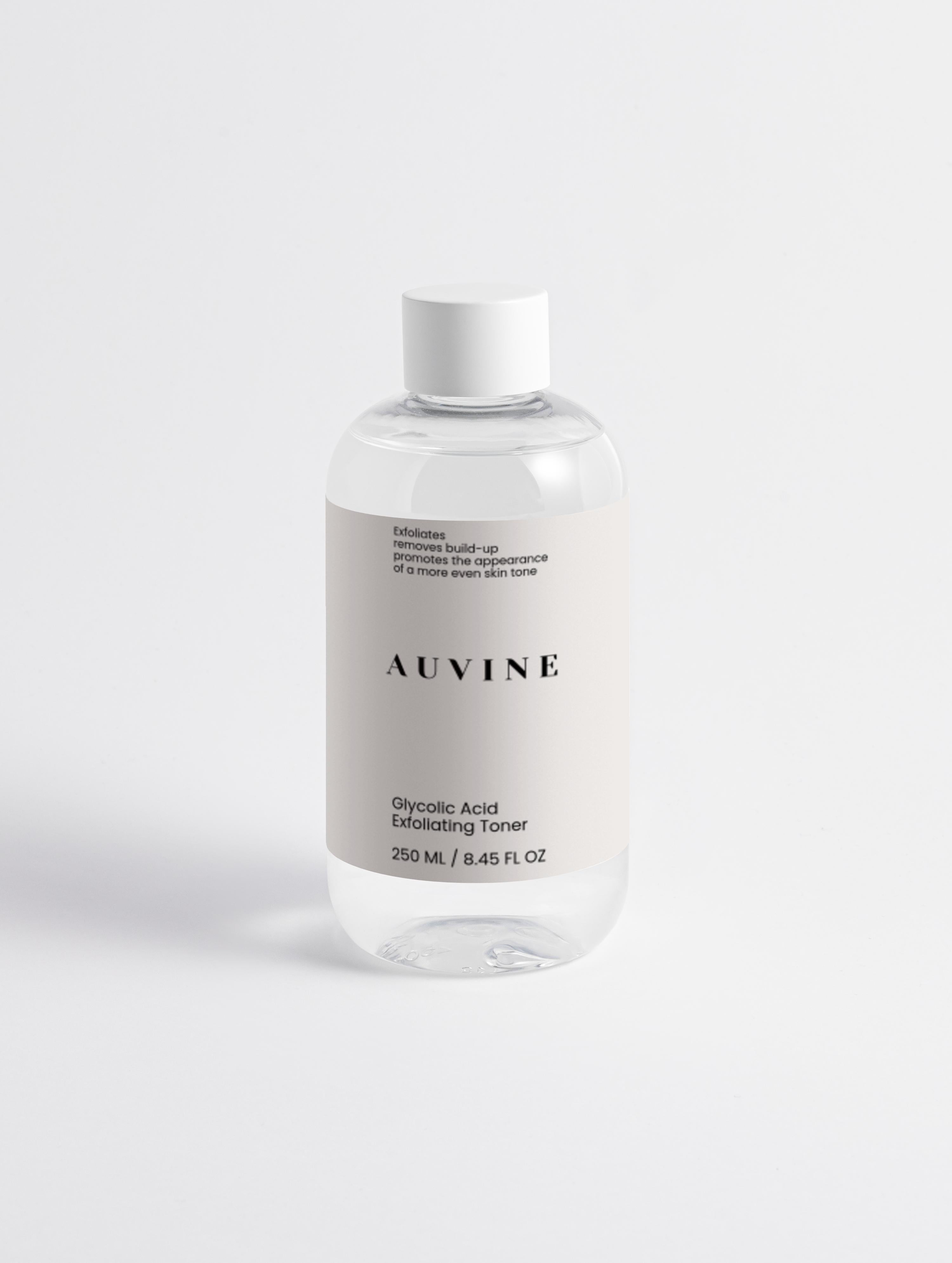 Exfoliërende toner met glycolzuur en cranberry-extract – voor een gladdere en stralende huid van Auvine